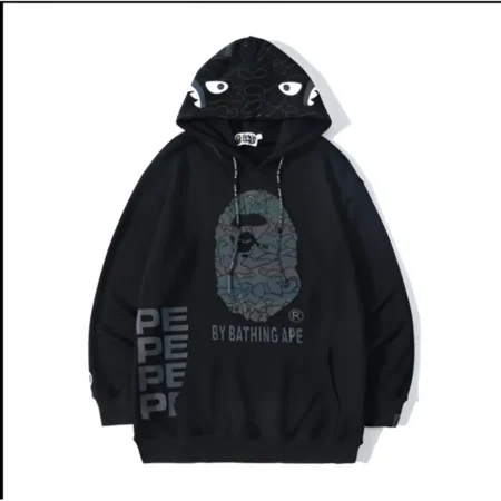 Bape Shark Black Pullover Hoodie
