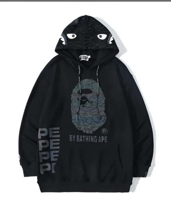 Bape Shark Black Pullover Hoodie