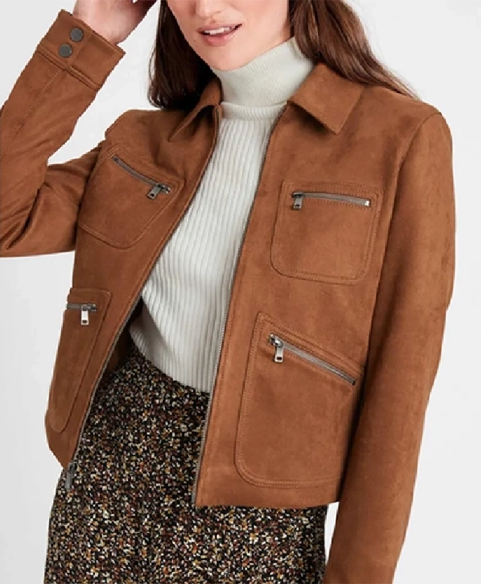 Big Sky Jesse James Keitel Brown Suede Jacket