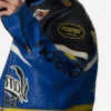 Blue Vanson Leather Motorcycle Jacket Shop Now