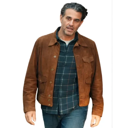Bobby Cannavale Scarpetta Suede Leather Jacket