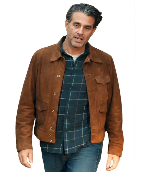 Bobby Cannavale Scarpetta Suede Leather Jacket