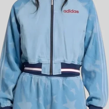 Buy Adidas SST Denim Graphic Varsity Bomber Jacket