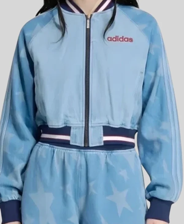 Buy Adidas SST Denim Graphic Varsity Bomber Jacket