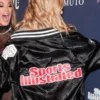 Buy Brittany Mahomes Sports illustrated Super Bowl Party Bomber Jacket