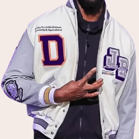 Buy Franck Kepnang Jackie Robinson Letterman Jacket