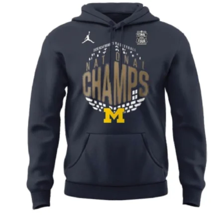 Buy Michigan Wolverines NCAA Basketball National Champions Hoodie