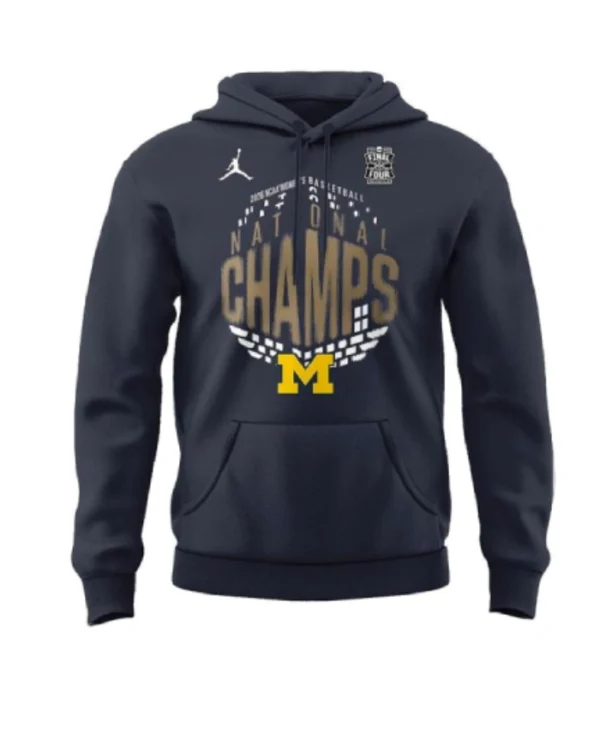 Buy Michigan Wolverines NCAA Basketball National Champions Hoodie