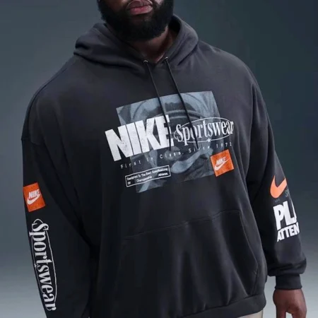 Buy Nike Club Men’s Oversized French Terry Pullover Hoodie