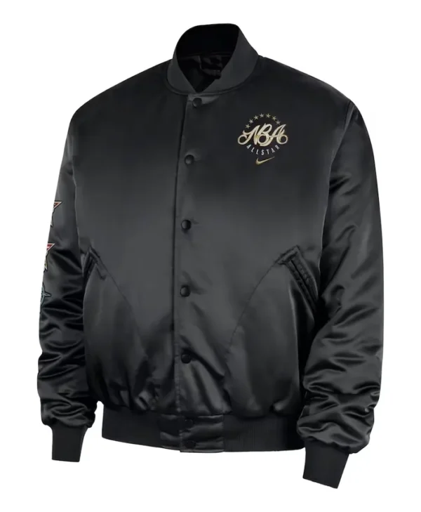 Buy Nike NBA All-Star 2026 Black Satin Jacket