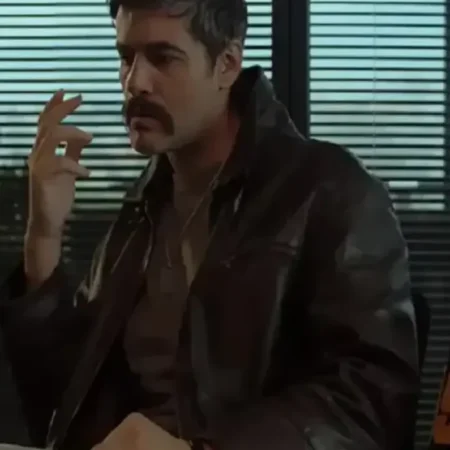 Buy Police Per Jete Nik Xhelilaj Leather Jacket