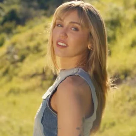 Buy Younger You Miley Cyrus Blue Denim Vest