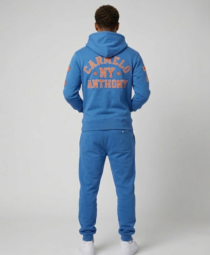 Carmelo Anthony NY Blue Hoodie For Sale
