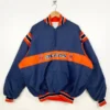 Chicago Bears 80’s Printed Logo Blue Jacket