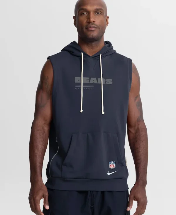 Chicago Bears Nike Sideline Sleeveless Hoodie