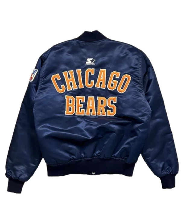 Chicago Bears satin bomber jacket