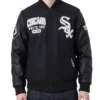 Chicago White Sox City Arch Black Varsity Jacket