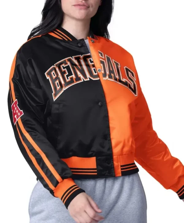 Cincinnati Bengals Zone Blitz Black and Orange Jacket
