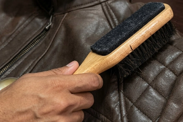 Cleaning the Leather