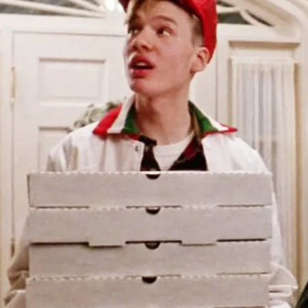 Danny Warhol Home Alone Pizza Boy Bomber Jacket