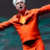 David Byrne Coachella 2026 Orange Jacket
