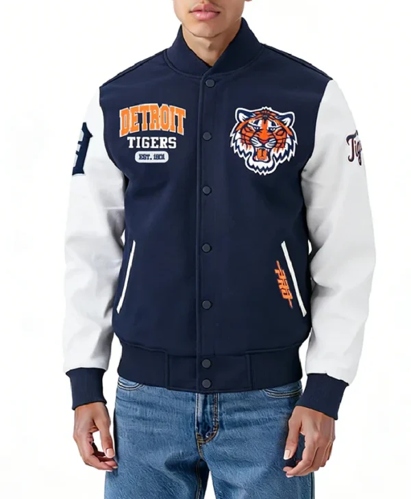Detroit Tigers City Arch Varsity Jacket