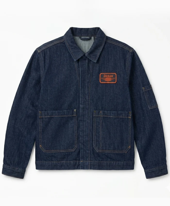 Dickies x Harley Davidson Boxy Fit Denim Jacket For Sale