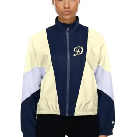 Dodgers New Era Leisure City Connect Windbreaker Jacket