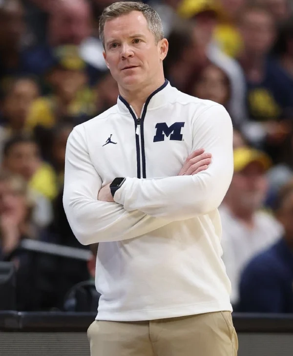 Dusty May Michigan Wolverines Half-Zip Sweatshirt