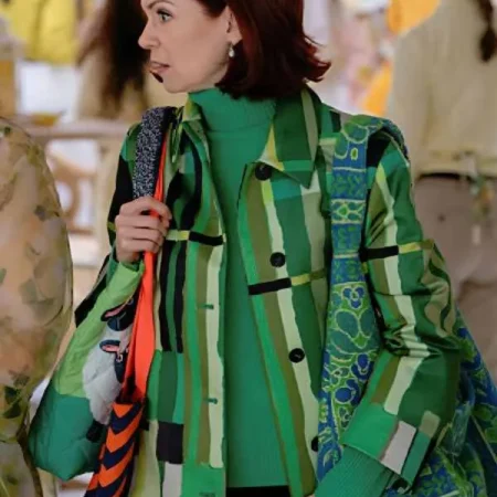 Elsbeth S3 Carrie Preston Abstract Print Coat