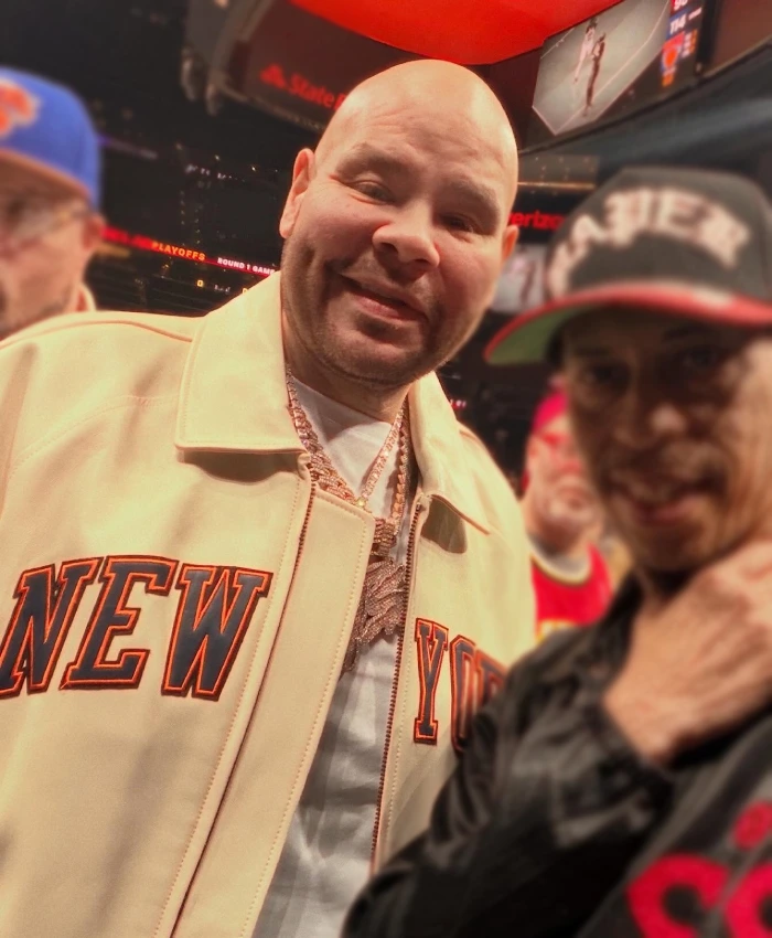 Fat Joe New York Knicks v Atlanta Hawks Jacket For Sale