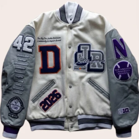 Franck Kepnang Jackie Robinson Letterman Jacket