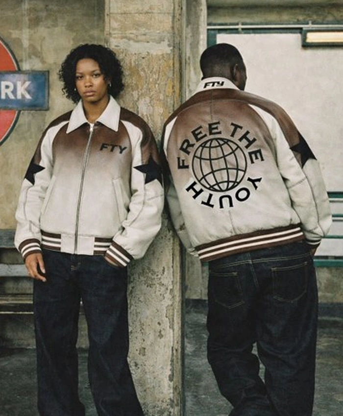Free The Youth Varsity Bomber Jacket