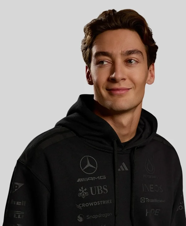 George Russell 2026 Lights Out Black Hoodie For Sale