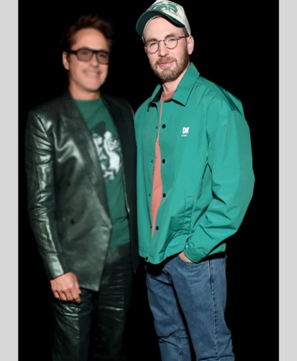 Get Cinemacon 2026 Chris Evans Green Jacket