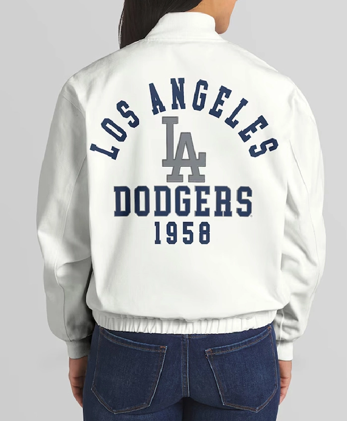 Get LA Dodgers Black White Jacket
