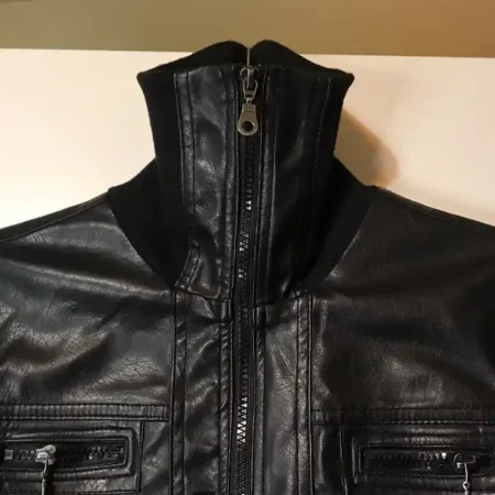 Get Miley Cyrus Max Azria Crop Leather Jacket