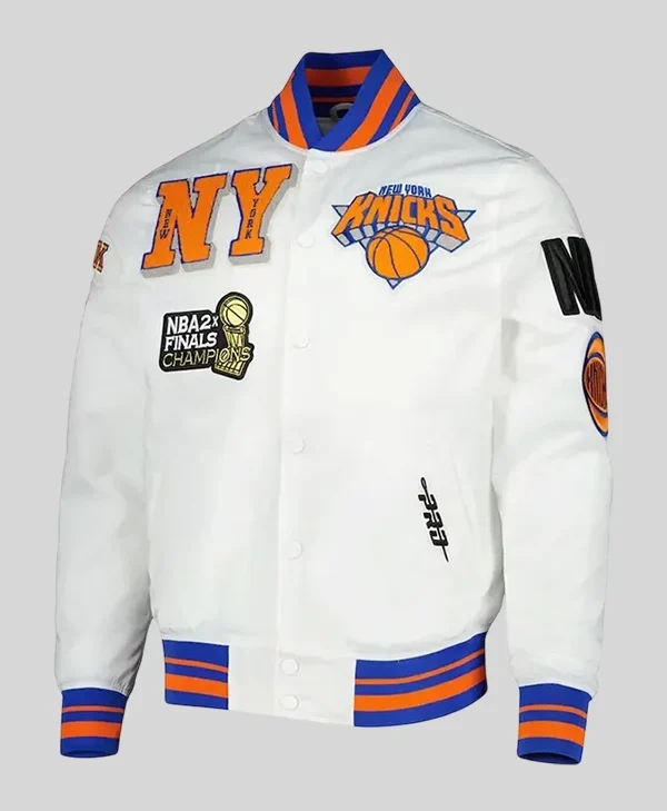 Get New York Knicks 2x Finals Champions Mash Up Capsule Jacket