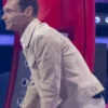 Get Ryan Seacrest American Idol Beige Suede Jacket