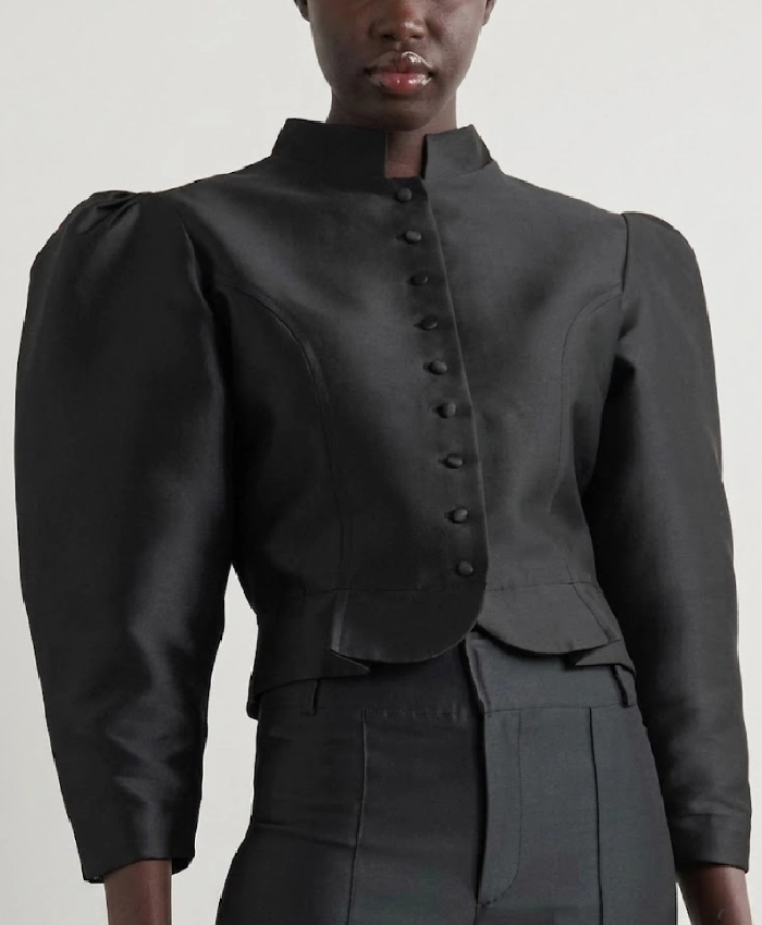 Get Sunny Hostin The View 2026 Puff Sleeve Jacket
