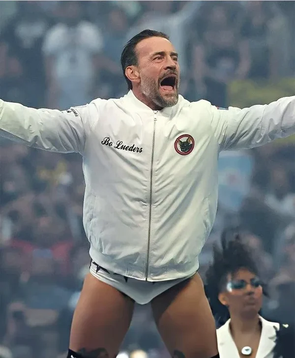 Get WrestleMania 42 CM Punk White Jacket