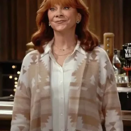 Happy’s Place S2 Reba McEntire Aztec Cardigan For Sale