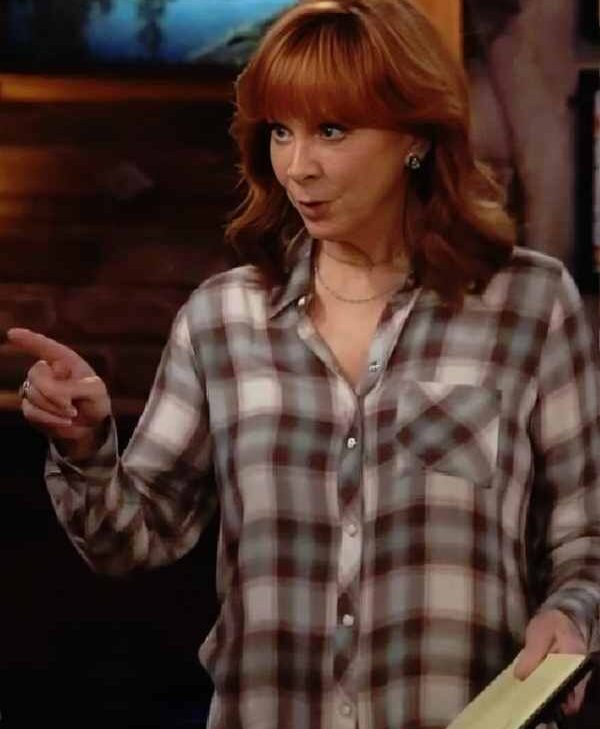 Happy’s Place S2 Reba McEntire Plaid Shirt For Sale