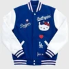 Hello Kitty Dodgers Varsity Jacket
