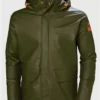 Helly Hansen Workwear Gale Rain Green Jacket