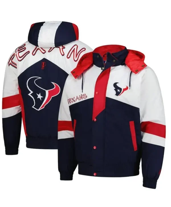 Houston Texans Shoulder To Shoulder Navy Jacket