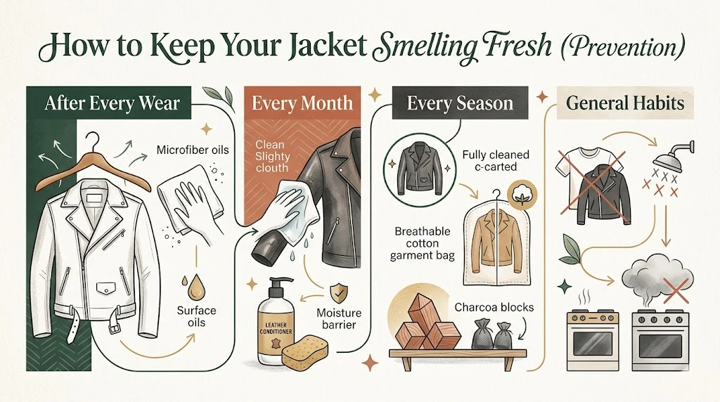 How to Keep Your Jacket Smelling Fresh (Prevention)