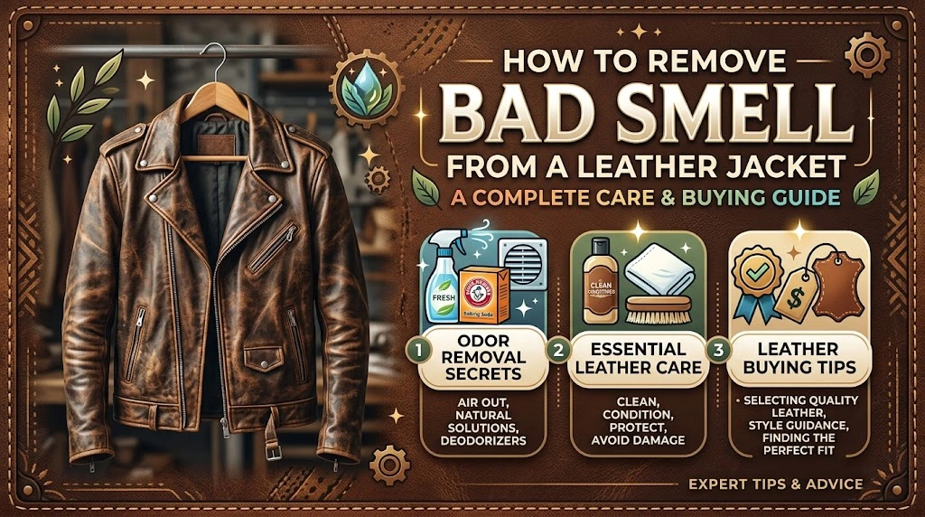 How to Remove Bad Smell from a Leather Jacket A Complete Care & Buying Guide