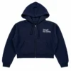 Indianapolis 500 Wing Wheel Flag Cropped Hoodie