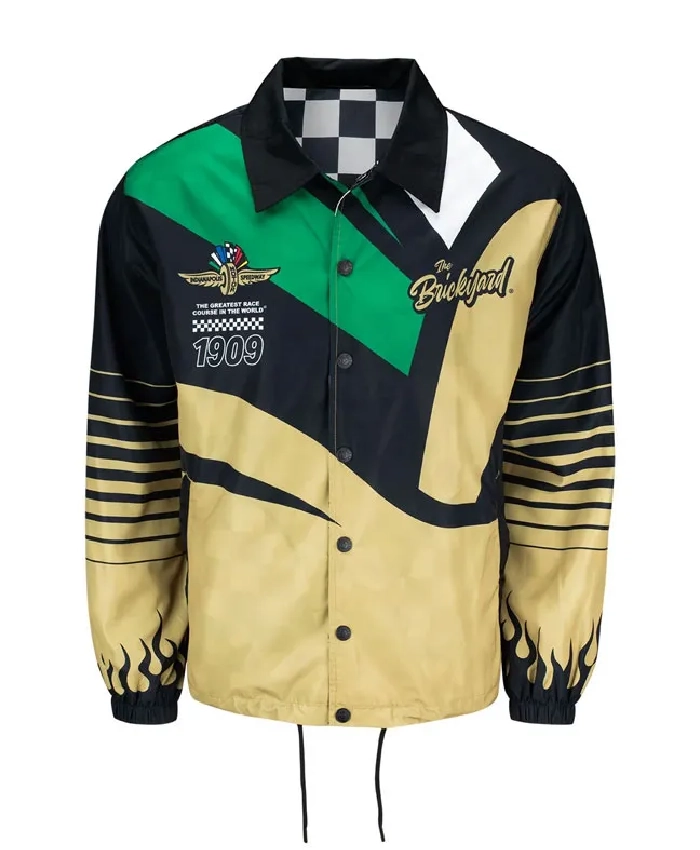 Indianapolis Motor Speedway Wing Wheel Flag Jacket